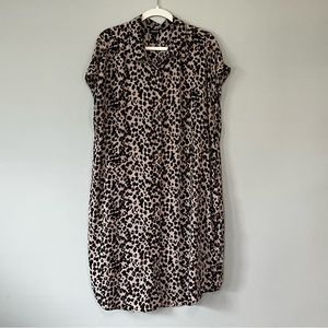 Torrid Sheet Leopard Print Dress
